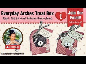 Stampin' Up! Kitchen Table Stamper Shares Project #1 in the Quick & Sweet Valentine Treats Series