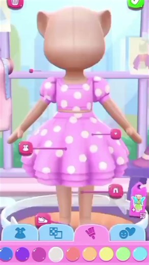 My Talking Angela Minnie Mouse Outfit ✨️🎀 #mytalkingangela2 #cosplay #disney #minnie #minniemouse