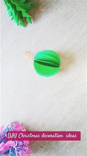 DIY Christmas decoration ideas for beginners#shorts#viral#trending#papercraft