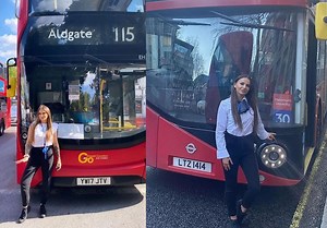 This 24-yr-old Female Bus Driver is Constantly Told She is 'Too Pretty' for her Dream job as a Bus Driver
