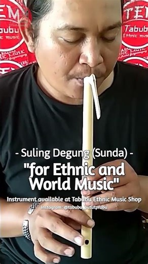 Calming Sunda Suling Degung - Traditional Bamboo Instrument for ethnic music, Meditation & Yoga
