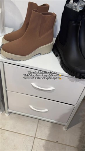 This set of 2 nightstands is so cheap !!! @Sweet Furniture @Sweetcrispy S @Sweetcrispy Shop @Sweetcrispy Official @Sweet Furniture #sweetcrispyfurniture #nightstand #cheapfurniture #affordablefurniture #tiktokshopholidayhaul