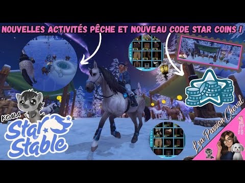 [UPDATE] NEW ACTIVITIES Fishing🎣 and new STAR COINS CODE 🎁! | STAR STABLE ONLINE