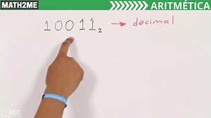 Te explico la conversión de binario a decimal utilizando la suma de potencias de dos 😁⏹️ | Math2me