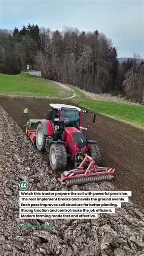 Tractor Soil Preparation Powerful Farming Work! #farming #tractor #agriculture