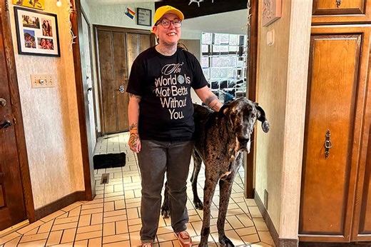 Meet Reginald, the world's tallest dog, who lives in Idaho Falls - East Idaho News