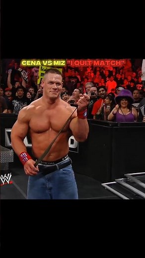 John Cena vs Miz (I Quit Match) |#wwe #wrestling #romanreigns #shorts