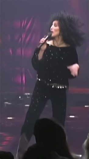 Cher puts her stamp on a classic 🎤🔥 #Cher #TakinItToTheStreets #Live1991 #TheMirage #PopRock