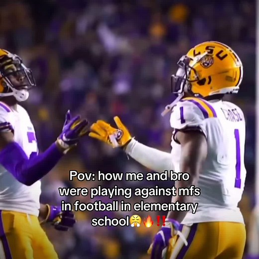 Elementary School Football Moments with Friends