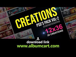 12x36 Creation Pack Vol 2 | 12x36 Wedding Backgrounds | 12x36 PSDTemples | 12x36 Album Designs | PSD