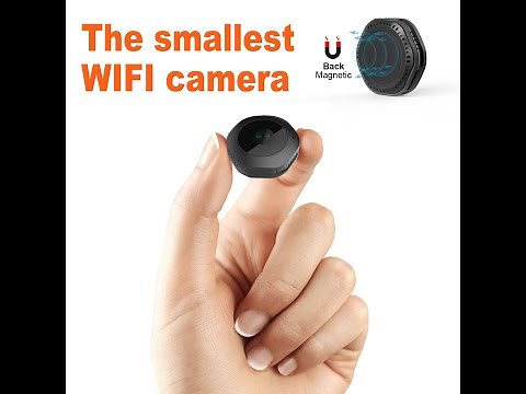 Wifi Spy Camera,1080P Portable Hidden Cameras Wireless Home Security Small Camera