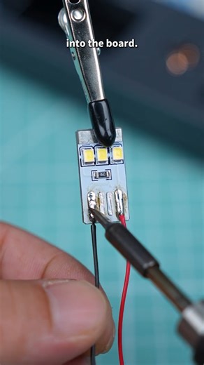 FNIRSI HS-02 | How to Solder Dupont Wires to an LED #fnirsi #howto #soldering