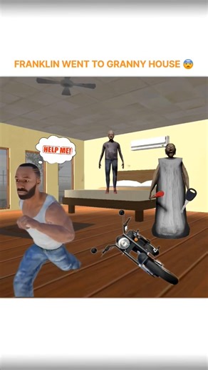 FRANKLIN GAYA GRANNY KE HOUSE PER 🤯 INDIAN BIKE DRIVING 3D #indianbikedriving3d #shorts #gta