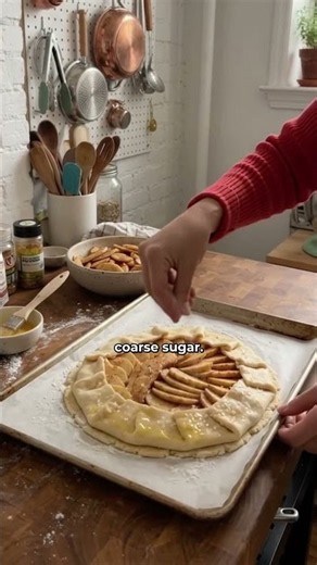 Rustic Apple Galette #Shorts