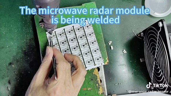 Production workshop of microwave radar sensors ❤️💕👀😘#microwaveradarsensor #ODM #factory #customizedsolution