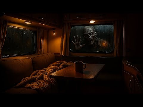 Zombie Apocalypse | Rain on Window | HORROR AMBIENCE