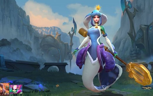 LOL英雄联盟手游 鲛妮座人 娜美 Urf the Nami-Tee Nami Skin Spotlight - WILD RIFT