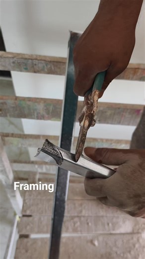 Rakib Sk | Gypsum ceiling framing work ♥️♥️♥️ #Gypsum #framing #work | Instagram