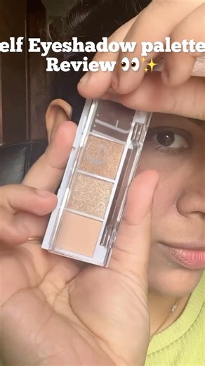 “ELF Eyeshadow Palette Review 💖 Best Affordable Eyeshadow in India?”