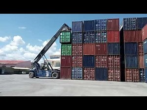 Sifting Container! Using Kalmar Reach Stacker DRF450