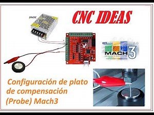 Configuración de plato de compensación (Probe) Mach3