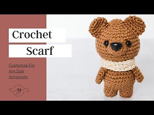 How To Make An Infiniti Scarf For Any Size Amigurumi | Amigurumi Crochet Tutorial | Yarn Society