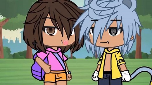 Dora and Boots Gacha Kiss | Cute Gachalife Animation