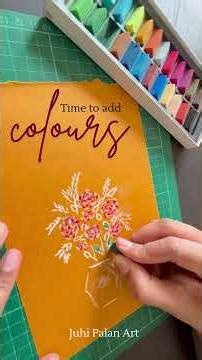 Soft Pastel Flowers | Art tutorial