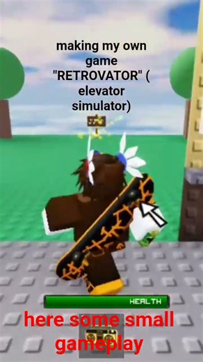 making my own game elevator simulator #roblox #robloxshorts