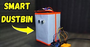 Smart Dustbin using Arduino | Ultrasonic Sensor & Servo Motor Project