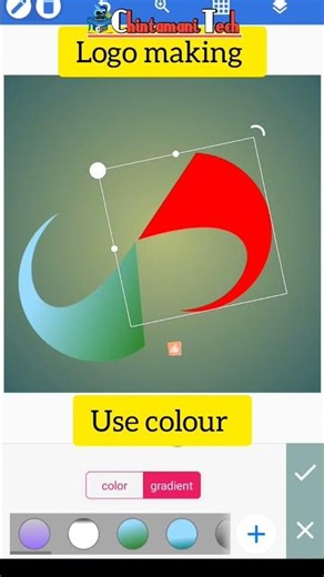 📱✨ How to use Mask for logo in Pixel lab |#logo | #mask | Chintamani tech