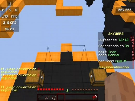 ¡Celebrando 10k en Sky Wars de Minecraft!