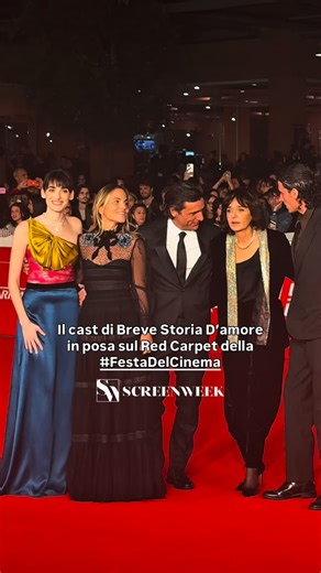 10K views · 70 reactions | Il cast del film Breve Storia D’amore, diretto da Ludovica Rampoldi, si presenta sul Red Carpet della Festa Del Cinema di Roma #RoFF20 #FestaDelCinema #FestaDelCinemaDiRoma #BreveStoriadAmore | ScreenWeek Cinema & Serie | Facebook