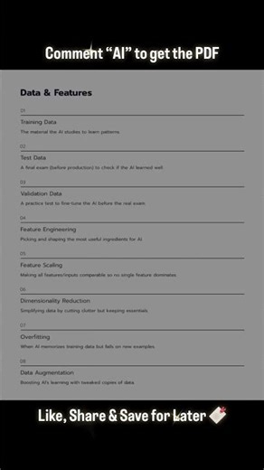 40 Ai Term Every Data Scientist Must Know #shorts