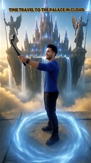 Time travel to a palace in clouds ☁️.‪@TimeTravel007-o7m‬