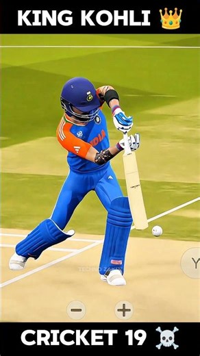 VIRAT KOHLI 👑 BEAUTIFUL 😍 COVER DRIVE | CRICKET 19 | #cricket19 #shorts #viral