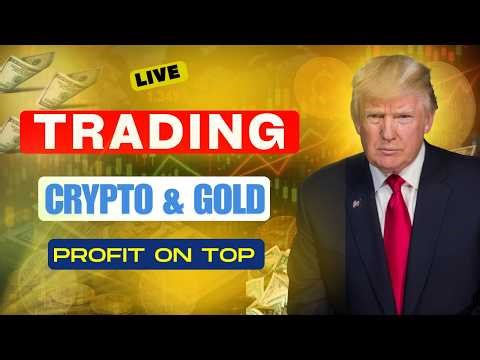 Crypto & Gold Live Trading |Silent Setup| #trading #btc #usdt #live #gold #forex
