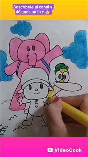 Pocoyo & Friends Coloring 🎨✨ | Fun Cartoon Coloring for Kids