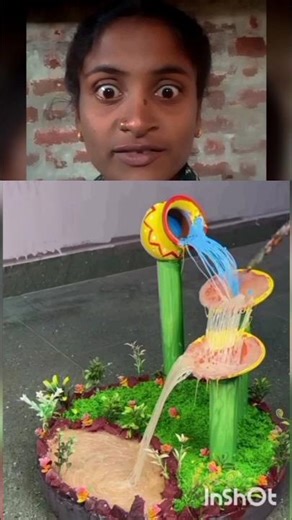 Mini Waterfall Craft 💦 | Amazing Garden Fountain DIY | Home Decor Idea