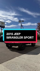 2015 Jeep Wrangler Sport: Manual, Removable Top, Pure Fun