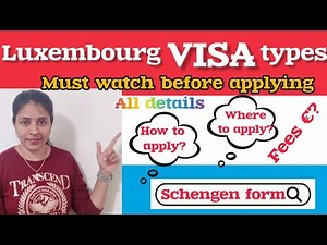 🔥 Luxembourg "VISA" types || where to apply? How to apply? Must watch