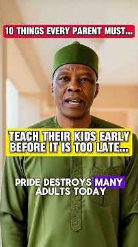 10 THINGS Every PARENT Must TEACH Their CHILDREN Early | Parenting Tips #parentingtips