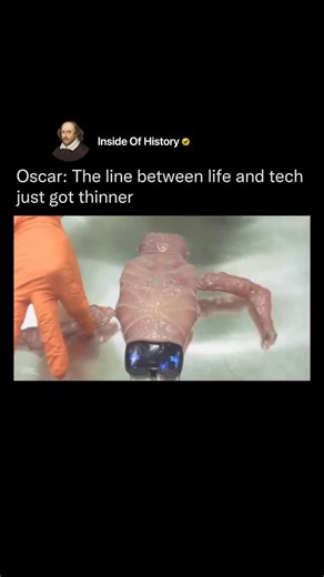 Inside Of History | Oscar: The Bio-Hybrid Robot That’ll Give You Chills This isn’t your typical robot. Oscar is a mind bending sci-fi concept with a body made... | Instagram