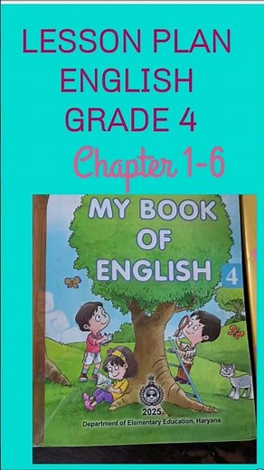 Lesson Plan of English Grade 4 || lesson 1-6