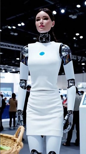 Robot Washing Clothes at Tech Expo Stuns Crowd! #Robot #Humanoid #TechExhibition