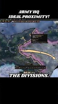 📍 HOI4 Army HQ: The BEST Proximity Settings! | HOI4 Shorts