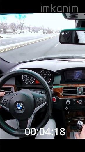 2008 BMW e60 550i n62b48 POV 0-100km