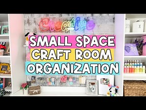 🌟The BEST Organization for Small Spaces! Budget-Friendly Craft Room Organization Tips & Tricks