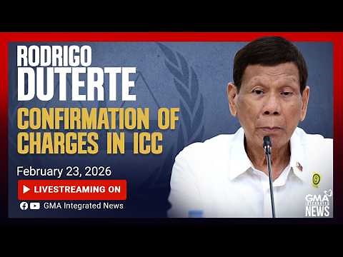LIVE - DUTERTE SA ICC - Confirmation of Charges Hearing (DAY 1) Feb 23, 2026 | GMA Integrated News