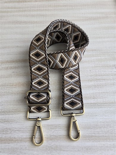 Crossbody Woven Purse or Bag Strap, Adjustable, Boho Style, 1 1/2" Wide - Etsy